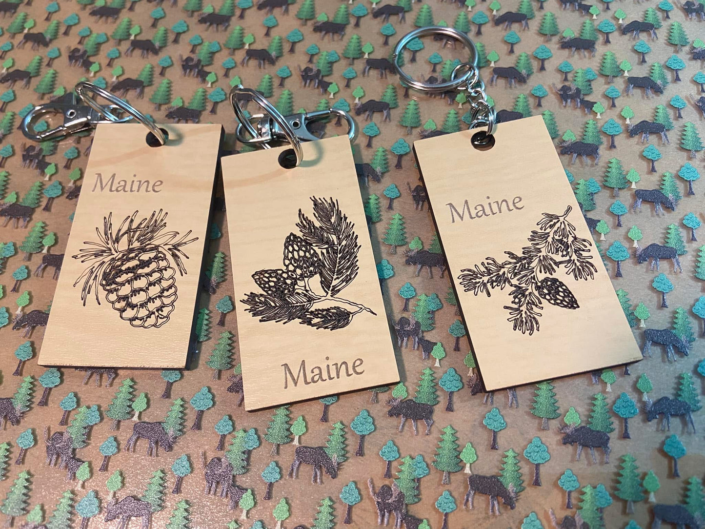 Conifer Keychains